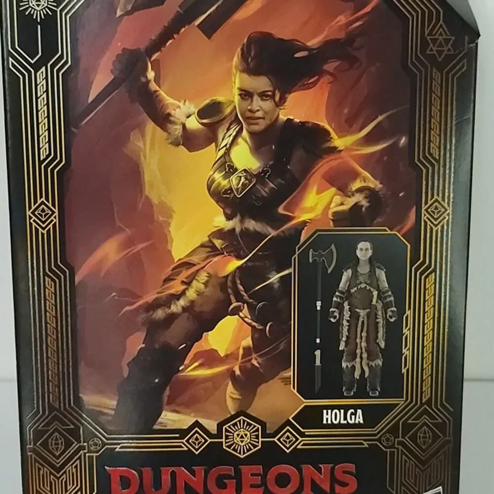 Hasbro Dungeons & Dragons Honor Among Thieves Golden Archive Holga Card Ripped